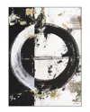 Empire Art Direct Evoke I Washable Circle Art Area Rug In Multi