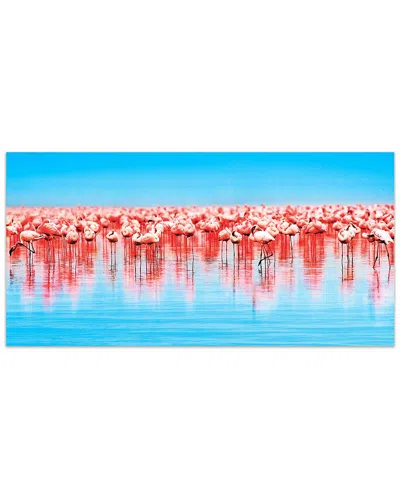 Empire Art Direct Flamingo Flock Wall Art