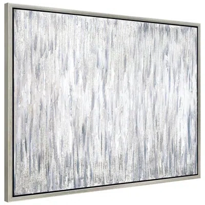 Empire Art Direct Floater Frame Painting On Canvas In Gray