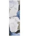 Empire Art Direct Floral Serenity Ii Abstract Wrapped Canvas Wall Art In White