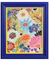 Empire Art Direct Floral Symphony Hand-painted Embellished Canvas Wall Art With Baroque Frame In Multi