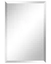 Empire Art Direct Frameless Beveled Prism Rectangle Wall Mirror