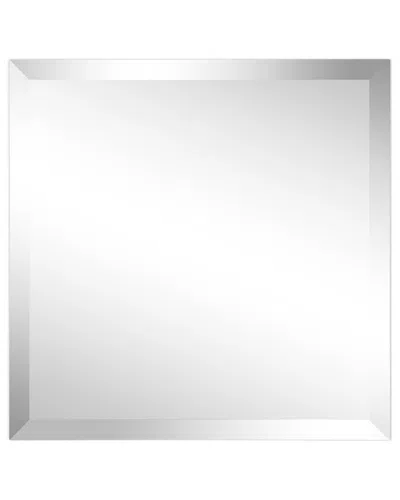 Empire Art Direct Frameless Beveled Prism Square Wall Mirror