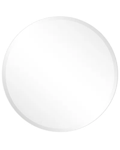 Empire Art Direct Frameless Beveled Round Wall Mirror