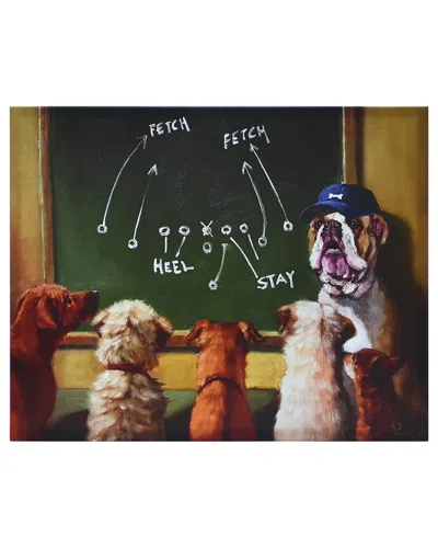 Empire Art Direct Game Plan Graphic Art Print On Wrapped Canvas Wall Art In Multi