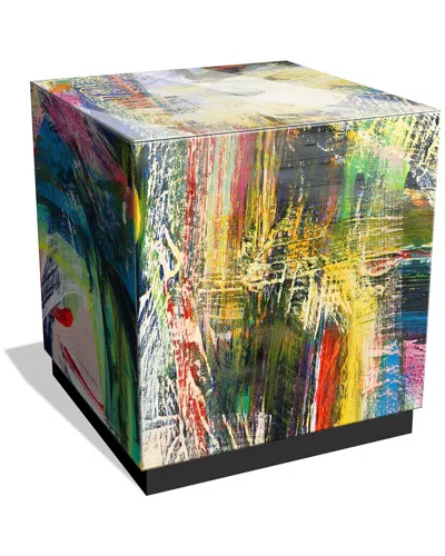 EMPIRE ART DIRECT EMPIRE ART DIRECT GRAFFITI ROCK STAR II BY JODI FUCHS SIDE TABLE