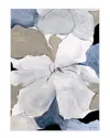 Empire Art Direct Gray Flowers I Washable Art Area Rug In Multi