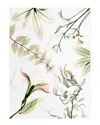 Empire Art Direct Harmony Of Existence Washable Flowers Art Area Rug In White