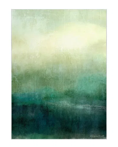 Empire Art Direct Hidden Path I Washable Green Art Area Rug In Multi