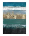 Empire Art Direct Horizons Across The Blue Washable Color Block Art Area Rug In Blue