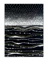 Empire Art Direct Infinity Sands Ii Washable Black Art Area Rug In Black