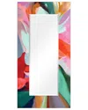Empire Art Direct Integrity Of Chaos Rectangular Beveled Wall Mirror On Free Floating Printed Tempered Art Glass 7