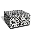 Empire Art Direct Intertwined Ii Cocktail Table In Yellow