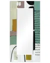 Empire Art Direct Introductions Iii Rectangular Beveled Wall Mirror On Free Floating Printed Tempered Art Glass 7