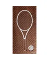 Empire Art Direct Louis Vuitton Vibes Racquet Frameless Free Floating Tempered Glass Panel Graphic Wall Art In Brown