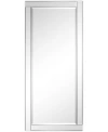 Empire Art Direct Moderno Squared Corner Beveled Rectangle Wall Mirror In Clear