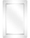 Empire Art Direct Solid Wood Frame Covered With Beveled Clear Mirror Panels