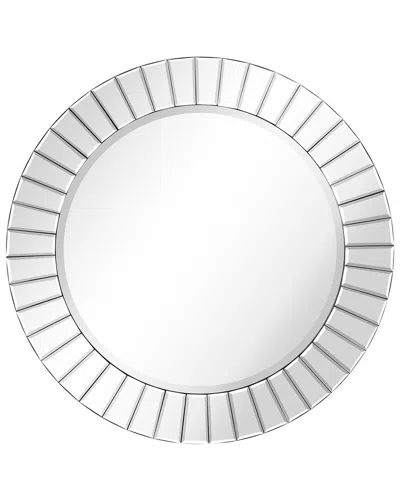 Empire Art Direct Moderno Beveled Round Wall Mirror