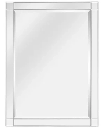 EMPIRE ART DIRECT MODERNO SQUARED CORNER BEVELED RECTANGLE WALL MIRROR, 40" X 30" X 1.18"