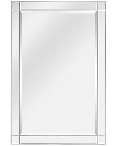 EMPIRE ART DIRECT EMPIRE ART DIRECT MODERNO SQUARED CORNER BEVELED RECTANGLE WALL MIRROR