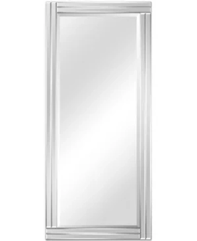 EMPIRE ART DIRECT MODERNO STEPPED BEVELED RECTANGLE WALL MIRROR, 54" X 24" X 1.18"