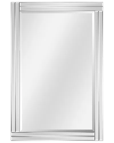 Empire Art Direct Moderno Stepped Beveled Rectangle Wall Mirror