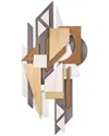 Empire Art Direct Moonlit Mist I Handmade Dimensional Solid Wood Abstract Wall Art In Gray