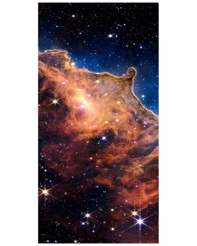 Empire Art Direct Mountains Of The Carina Nebula A Free-floating Reverse Printed Tempered Glass Wall In Multi