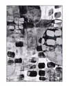 Empire Art Direct New Territory Ii Washable Geometric Art Area Rug In Multi