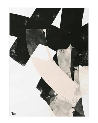 Empire Art Direct Nordic Ii Washable Abstract Art Area Rug In Black