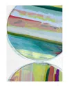 Empire Art Direct Rhythmic Circles Iii Washable Geometric Art Area Rug In Multi