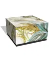 Empire Art Direct Seaglass Garden Ii By Elizabeth Franklin Cocktail Table In Green