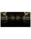 Empire Art Direct Silver Spur Spiral Frameless Free Floating Tempered Glass Panel Graphic Wall Art