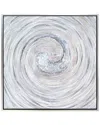 Empire Art Direct Silver Swirl By Martin Edwards Wall Art