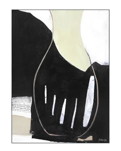 Empire Art Direct Soft Fabrics Washable Vase Art Area Rug In Black