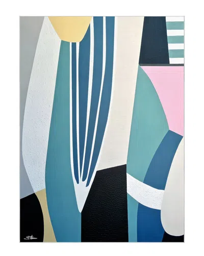 EMPIRE ART DIRECT EMPIRE ART DIRECT SOFTEN THE EDGE WASHABLE GEOMETRIC ART AREA RUG
