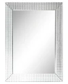 Empire Art Direct Solid Wood Frame Covered With Beveled Prism Mirror In Clear