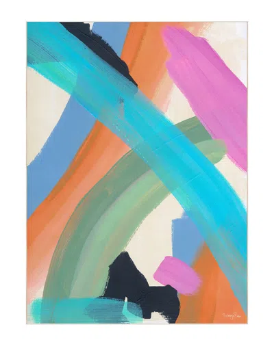 EMPIRE ART DIRECT EMPIRE ART DIRECT THE SCRIPT II WASHABLE ABSTRACT ART AREA RUG