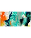 Empire Art Direct 'tidal Abstract 2' Frameless Free Floating Tempered Glass Panel Graphic Wall Art