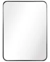 Empire Art Direct Ultra Brushed Black Stainless Steel Rectangle Wall Mirror