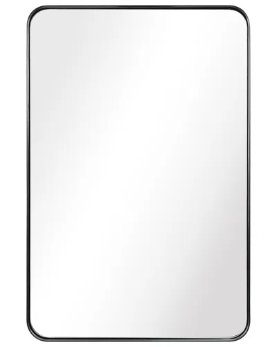 Empire Art Direct Ultra Brushed Black Stainless Steel Rectangle Wall Mirror