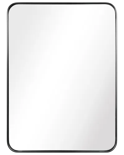 Empire Art Direct Ultra Brushed Black Stainless Steel Rectangle Wall Mirror