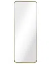 Empire Art Direct Ultra Brushed Gold Stainless Steel Rectangle Wall Mirror