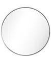Empire Art Direct Ultra Brushed Silver Stainless Steel Round Wall Mirror