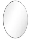 Empire Art Direct Ultra Polished Silver Stainless Steel Oval Wall Mirror