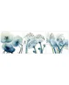 Empire Art Direct Unfocused Beauty 1 2 3 Frameless Free Floating Tempered Glass Panel Graphic Wall Art, 24" X 24" X 0. In Blue,green