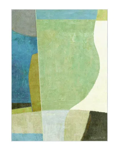 Empire Art Direct Verdent I Washable Geometric Art Area Rug In Green
