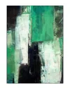 Empire Art Direct Verdure Washable Abstract Art Area Rug In Green
