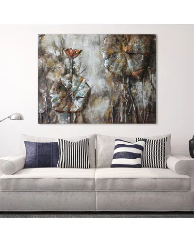 Empire Art Direct Water Lilly Pads 1 Metal Artwork