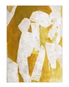 Empire Art Direct White Items Washable Abstract Art Area Rug In Yellow
